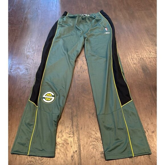 Vintage Reebok Seattle Supersonics‎ breakaway Warmup Sweatpants - Picture 1 of 2